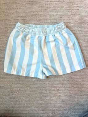 Sal & Pimenta Blue & White Striped Swim Trunks